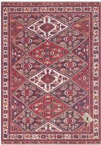 Orientalny czerwony dywan Elle Decor Afghanf 200x290