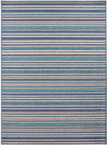 Dywan niebieski  płasko tkany sizal, zewnętrzno-wewnętrzny Bougari Lotus 160x230cm 
