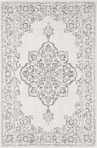 Dywan na taras 80x150cm-HANSE HOME TILOS szaro kremowy dywan zewnętrzno-wewnętrzny, płasko tkany typu sizal