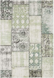 Dywan zielony płasko tkany sizal,zewnętrzno- wewnętrzny Bougari Symi 120x170cm