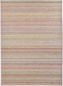 Dywan różowy płasko tkany sizal,zewnętrzno- wewnętrzny Bougari Lotus 120x170cm