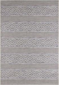 Dywan szary  płasko tkany sizal,zewnętrzno- wewnętrzny Elle Decor 120x170cm
