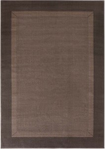 Nowoczesny, brązowy dywan do salonu 160x230cm