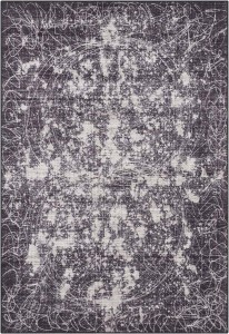 Grafitowy orientalny dywan do salonu Tapeso  200x290 cm