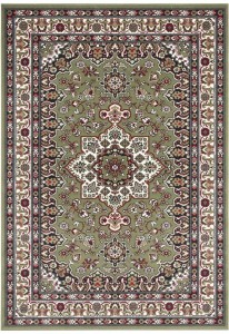 Klasyczny,tradycyjny zielono kremowy dywan do salonu Nouristan 120x160cm