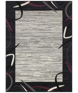 Nowoczesny szaro fioletowy dywan do salonu z miękkim włosem Tapeso 120x160cm