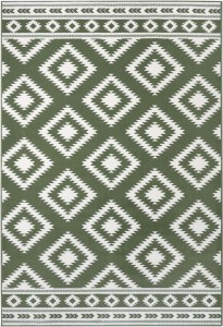 Nowoczesny kremowo zielony dywan do salonu,miękki włos wzór Hanse Home 160x230cm