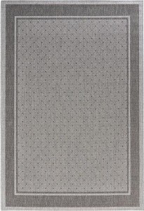 Szary dywan typu sizal ,płasko tkany na taras, zewnętrzno wewnętrzny Hanse Home Classy 160x230