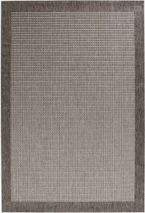 Szary dywan sizal ,płasko tkany na taras,zewnętrzno wewnętrzny Hanse Home Simple  200x290cm
