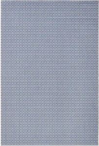 Dywan niebieski sizal,płasko tkany na taras,zewnętrzno wewnętrzny Bougari Coin 200x290cm