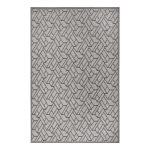 Dywan zewnętrzny na taras 200x290cm typu sizal,płasko tkany szaro kremowy Hanse Home Clyde
