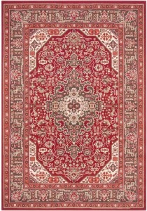Tradycyjny dywan NOURISTAN czerwono   kremowy klasyczny wzór 160x230cm
