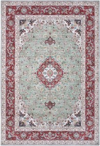Dywan orientalny , czerwono zielony 200x290 cm NOURISTAN AVA