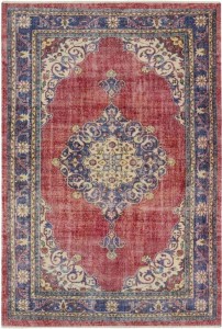 Dywan orientalny , czerwono niebieski 200x290 cm NOURISTAN Tabriz Ladiz