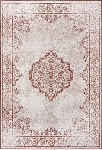 Dywan dwustronny,zewnętrzno-wewnętrzny NORTHRUGS/BOUGARI CEBU- brązowo kremowy 160x230 cm dywan sznurkowy, płasko tkany