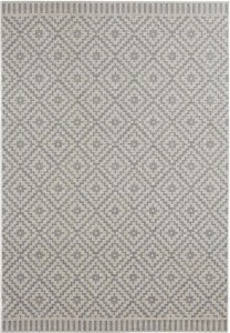 Dywan na taras 160x230cm- HANSE HOME Breeze ,szaro kremowy dywan zewnętrzno-wewnętrzny, płasko tkany typu sizal