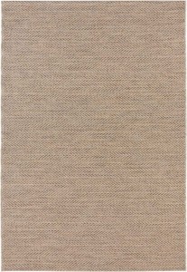 Dywan na taras 200x290cm- ELLE DECOR CAEN ,beżowo kremowy dywan zewnętrzno-wewnętrzny, płasko tkany typu sizal