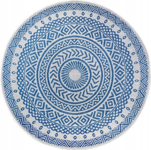 Dywan-okragly-na-taras-160cm-plasko-tkany-niebiesko-kremowy-wzor-mandala.jpg