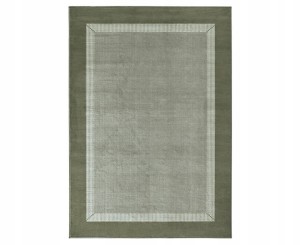 Dywan nowoczesny do salonu 200x290cm, zielono kremowy z miekkim włosem- Hanse HOME