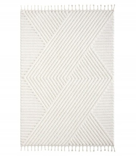 Chodnik-na-korytarz-100x300cm-miekki-kremowy-pluszowy-wzor-boho-efekt-3d.jpg