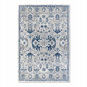 Dywan tradycyjny do salonu 200x280cm, Villeroy&BOCH Emmanuel ,klasyczny wzór kremowo niebieski 