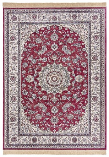 Dywan-do-salonu-95x140cm-orientalny-wzor-kremowo-czerwony-z-fredzlami.jpg