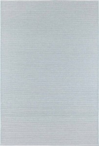 Dywan na taras 160x230cm- ELLE DECOR SECRET ,błękitno kremowy dywan zewnętrzno-wewnętrzny, płasko tkany typu sizal