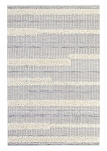 Dywan zewnętrzny na taras 115x170cm typu sizal,zewnętrzno wewnętrzny szaro kremowy, płasko tkany Mint RUGS HANDIRA