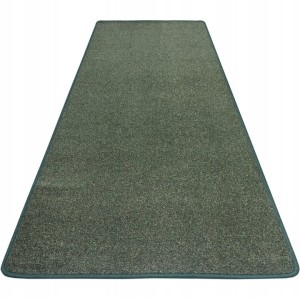 Chodnik na korytarz, przedpokój 80x200cm-Hanse Home FANCY z krótkim miękkim włosem, zielony kolor