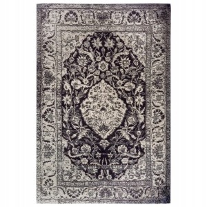 Dywan do salonu 120x180cm,płasko tkany czarno kremowy uniwersalny do wielu pomieszczeń HANSE HOME CATANIA