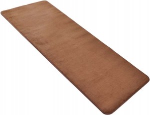 Chodnik na korytarz, przedpokój 80x200cm-Hanse Home FANCY z krótkim miękkim włosem, brązowy kolor