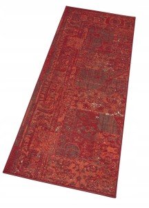 Chodnik na korytarz, przedpokój 80x250cm-Hanse Home Basic z krótkim miękkim włosem, czerwony