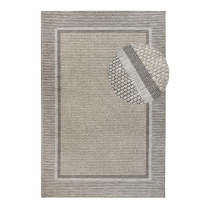 Dywan zewnętrzny na taras 115x170cm typu sizal,zewnętrzno wewnętrzny szaro beżowy, płasko tkany VILLEROY & BOCH LITWIN