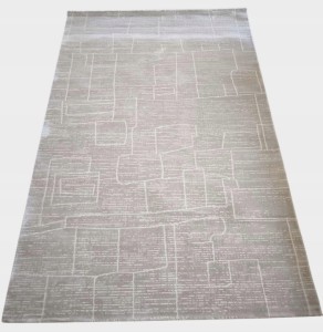 Ekskluzywny gruby Dywan SETA HALI, pluszowy wzór loftowy do salonu 160x230cm,kremowo beżowy