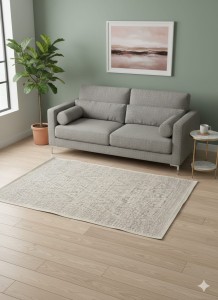 Dywan Premium Bukres orientalny kremowo-szary 100×140 cm – vintage