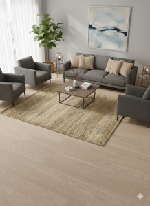 Dywan nowoczesny beżowy 160x230 cm – miękki, jednolity, elegancki Harmony Rezas