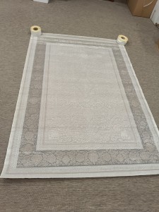 Dywan klasyczny SETA ANETT HIGH D528A – kremowo-szary elegancki 160x230 cm