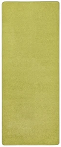 Chodnik na korytarz, przedpokój 80x300cm-Hanse Home z krótkim miękkim włosem, zielony kolor