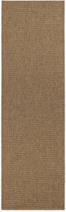 CHODNIK płasko tkany 80x350cm typu sizal,brązowy zewnętrzno-wewnętrzny,sznurkowy BT CARPET NATURE