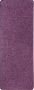 Chodnik na korytarz, przedpokój 80x400cm-Hanse Home FANCY z krótkim miękkim włosem, fioletowy kolor
