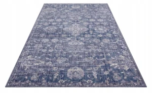 Dywan do salonu, 200x280, orientalny tradycyjny  wzór, niebieski