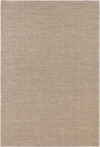 Dywan na taras 160x230cm- Elle Decoration  DREUX ,beżowy  dywan zewnętrzno-wewnętrzny, płasko tkany typu sizal