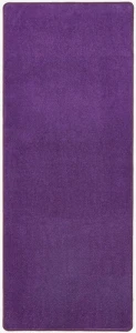 Dywan na korytarz, przedpokój 80x150cm-Hanse Home FANCY z krótkim miękkim włosem, fioletowy kolor