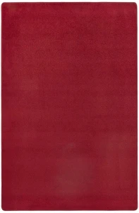 Dywan na korytarz, przedpokój 80x150cm-Hanse Home FANCY z krótkim miękkim włosem, czerwony kolor