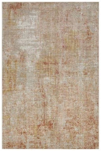 Dywan do salonu 200x280cm, pomarańczowy wzór nowoczesny, do prania