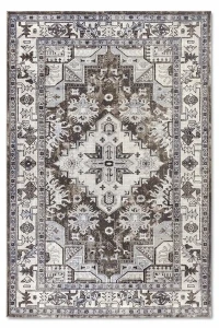 Dywan tradycyjny do salonu 120x170cm, Villeroy&BOCH ,klasyczny wzór brązowo kremowy