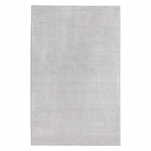 Dywan jednokolorowy do salonu 160x240cm-Hanse Home FANCY z krótkim miękkim włosem, szary kolor