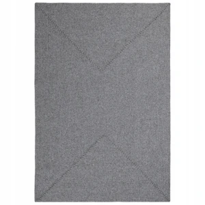 Dywan na taras 120x170cm- Hanse Home Melange ,szary wzór boho,  dywan zewnętrzno-wewnętrzny, płasko tkany