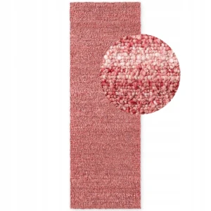 Chodnik pętelkowy do korytarza 80x300cm, TED BAKER Notting Hill  , różowy miękki włos