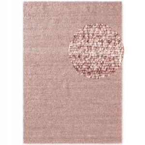 DYWAN pętelkowy do salonu 200x290cm, TED BAKER Notting Hill Portobello , różowy miękki włos